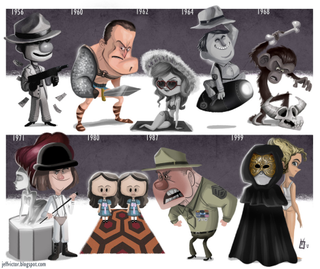 Illustration for article titled Fantastic cartoons show the evolution of famous characters and actors